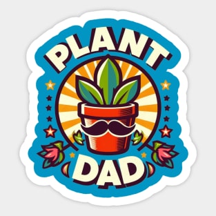 Green Thumb Guru: Men's Hilarious Plant Dad Sticker